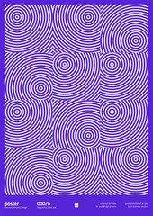 Meta Modern Swiss Aesthetics Poster Design Template