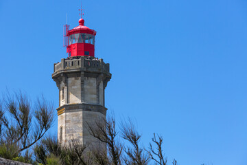 Island of Re, France, The Whale Lighthouse built in the year 1854