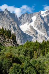 Fototapeta na wymiar Aosta landscape view