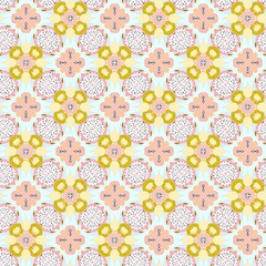 Abstract bright pattern with various shades seamless pattern design composition. Wallpaper, background. Eps 10