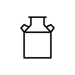 Milk, can icon. Simple line, outline vector elements of agriculture icons for ui and ux, website or mobile application