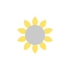 Sunflower, flower icon. Simple color vector elements of agriculture icons for ui and ux, website or mobile application