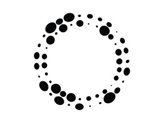 Radial halftone dots in Circle Form for comic books . fireworks Explosion background . Vector Illustration . Starburst
 round Logo . Circular Design element . Abstract Geometric star rays . Sunburst .