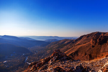 Fototapeta premium Beautiful rocky landscape, 