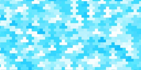 Light BLUE vector layout with lines, rectangles. Abstract gradient illustration with colorful rectangles. Template for cellphones.