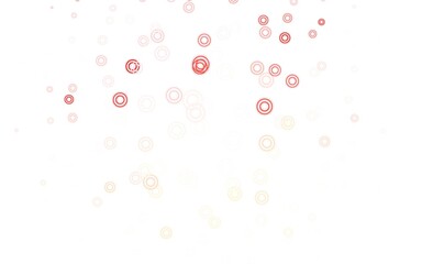 Light Red, Yellow vector layout with circle shapes.