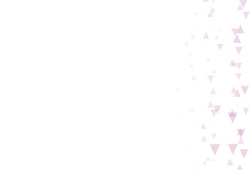 Light Purple, Pink vector layout with lines, triangles.