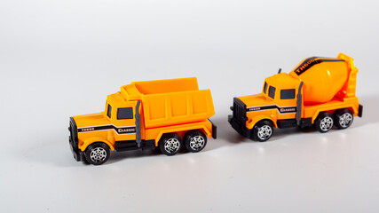 toy truck on white background