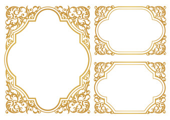 set of decorative frames