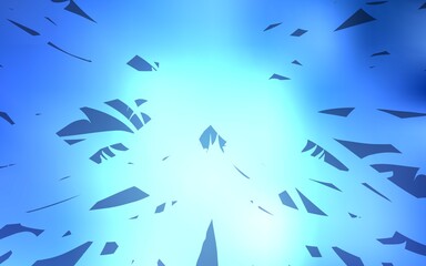 Light BLUE vector background with straight lines. Glitter abstract illustration with colored sticks. Template for your beautiful backgrounds.