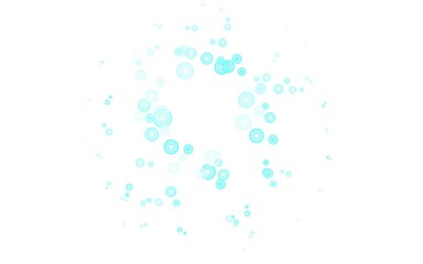 Light BLUE vector template with circles.