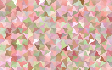 Light Pink, Yellow vector shining cranked template. Modern geometrical abstract illustration with gradient bandy lines. The completely new template can be used for your brand book.