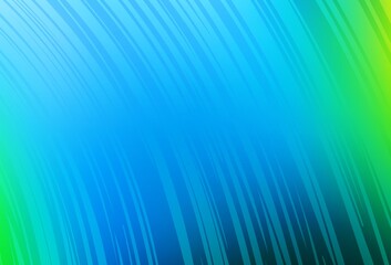 Light Blue, Green vector glossy abstract background.