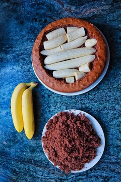 Preparation Of Mole's Cake In The Kitchen. Moles Cake In The Process In Czech Republic During Lockdown.