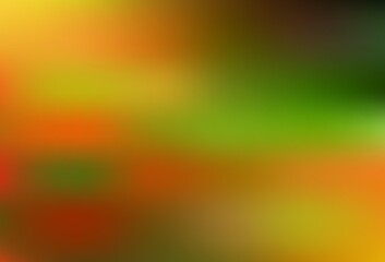 Obraz premium Dark Orange vector blurred bright template.