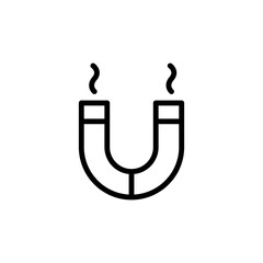 Magnet therapy alternative medicine icon. Simple line, outline vector elements of alternative medicine icons for ui and ux, website or mobile application