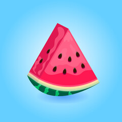 Slice of watermelon