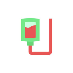 Blood donation alternative medicine icon. Simple color vector elements of alternative medicine icons for ui and ux, website or mobile application