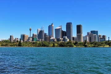 Fototapeta na wymiar downtown Sydney skyline