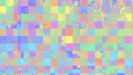 Imitation of a Datamoshing texture.