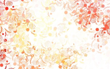 Light Red vector elegant pattern with flowers