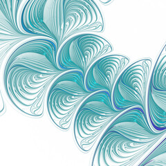 Abstract fractal background, computer-generated illustration.