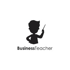 Business Teacher Logo Vector Templates Person