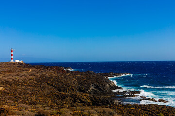 Fototapeta na wymiar Atlantic ocean wild coast, Tenerife, Canary islands, Spain