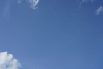 Blue sky cloud with empty space background.