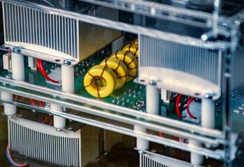 Electronic parts of large industrial equipment