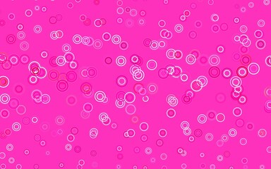 Light Purple, Pink vector background with spots.