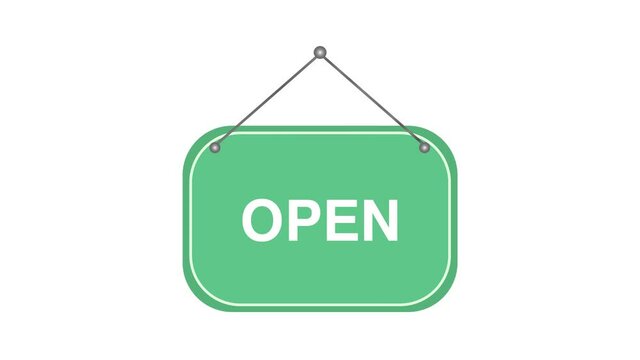 Closed and open plate animation.