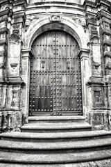 Fototapeta na wymiar Ancient palace portal in Ronda