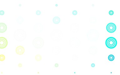 Light Green vector backdrop with dots.