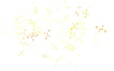 Light Red, Yellow vector natural pattern with flowers, roses.