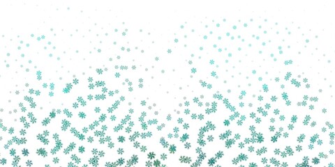 Light green vector texture with memphis shapes.