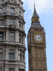 Fototapeta na wymiar London's famous and renowned big ben