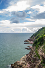  Bright atmosphere at viewpoint of Pha Sukniran View Point, Chanthaburi