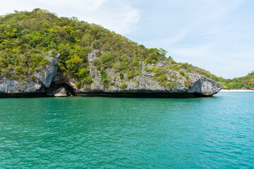 Fototapeta na wymiar Angthong national marine park, koh Samui, Suratthani, Thailand