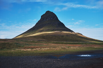 Kirkjufell mountain. Iceland.