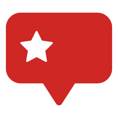 Star notification icon. Globe. Favorite count sign alarm. Social media feed. Influencer feed. Communication. Symbol for mobile app. Star silhouette vector.
