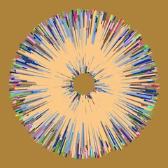 Obraz premium Iris graphic colorful effect rustic