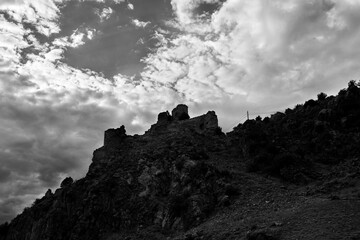 Ruinas del castillo de Senta Croche en Albarracín