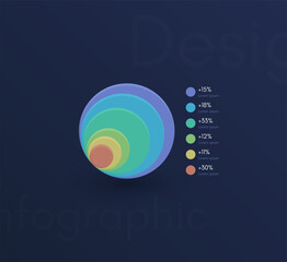 Vector graphic infographics. Template for creating web applications, workflow layout, diagram, banner, modern design, business infographic reports