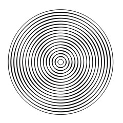 Lines in Circle Form . Spiral Vector Illustration .Technology round Logo . Design element . Abstract Geometric shape .