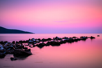 Dawn at Potamia Beach Thassos Greece