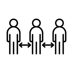 covid 19 coronavirus social distancing prevention, steps to protect yourself, outbreak spreading vector line style icon