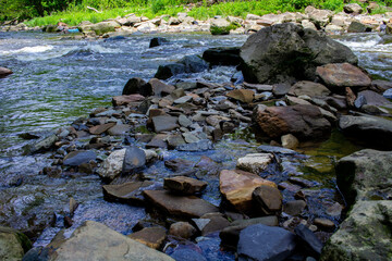 Rocky Water Flow