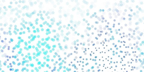 Light blue vector background with random forms.