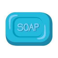 soap bar design, Disinfects clean antibacterial and hygiene theme Vector illustration